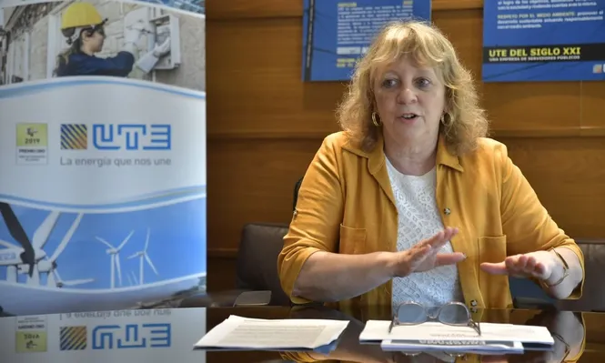La presidenta de UTE, Silvia Emaldi.