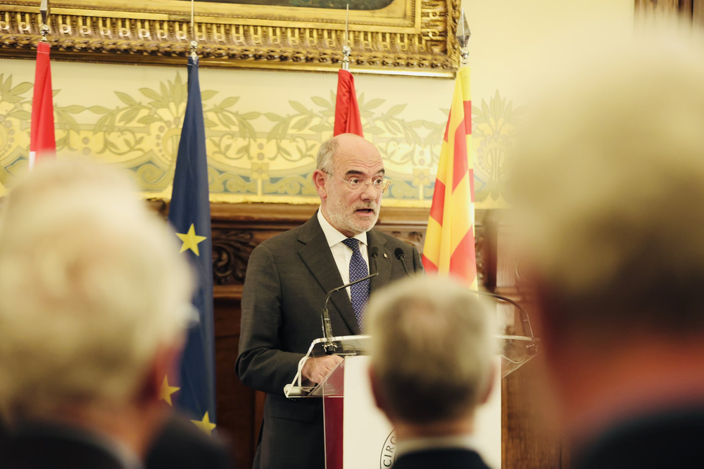 El conseller de Unión Europea y Acción Exterior de la Generalitat, Jaume Duch