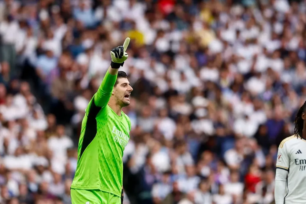 Courtois volvió al arco del Madrid