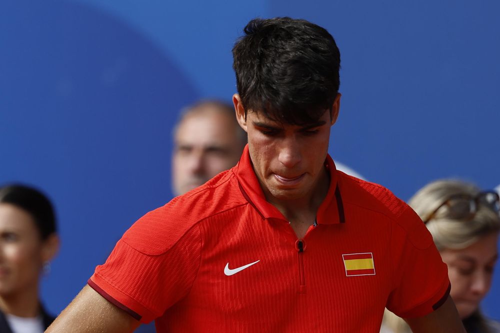 Alcaraz se queda en las puertas del oro.