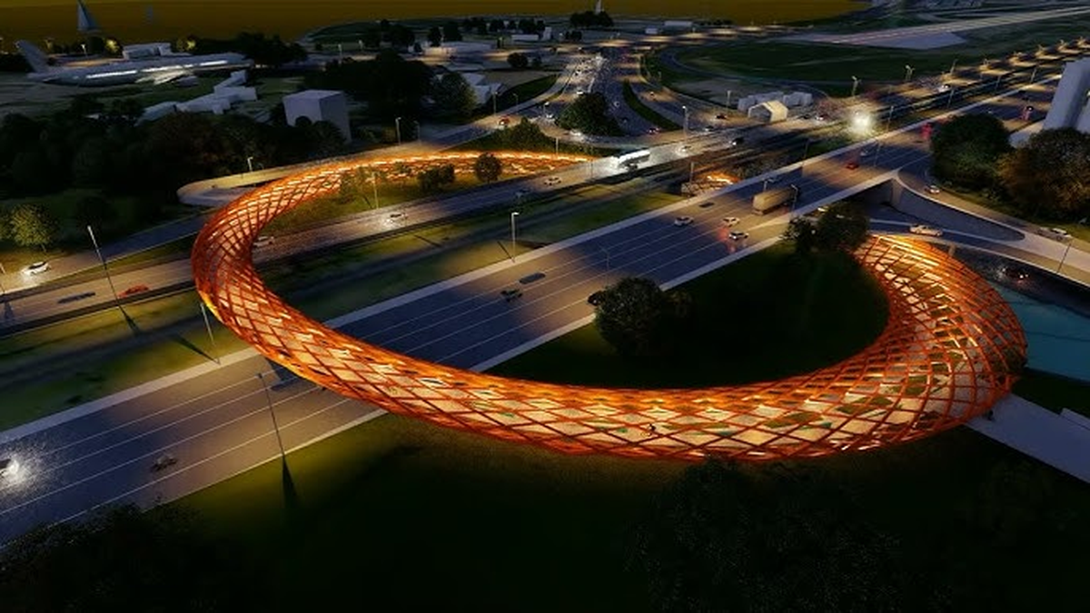El imponente anillo de hormigón que busca convertirse en la nueva puerta al Río de la Plata