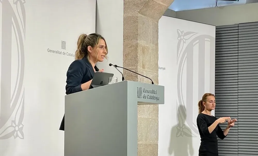 La portavoz del Gobieno de Cataluña, Patricia Plaja (archivo)