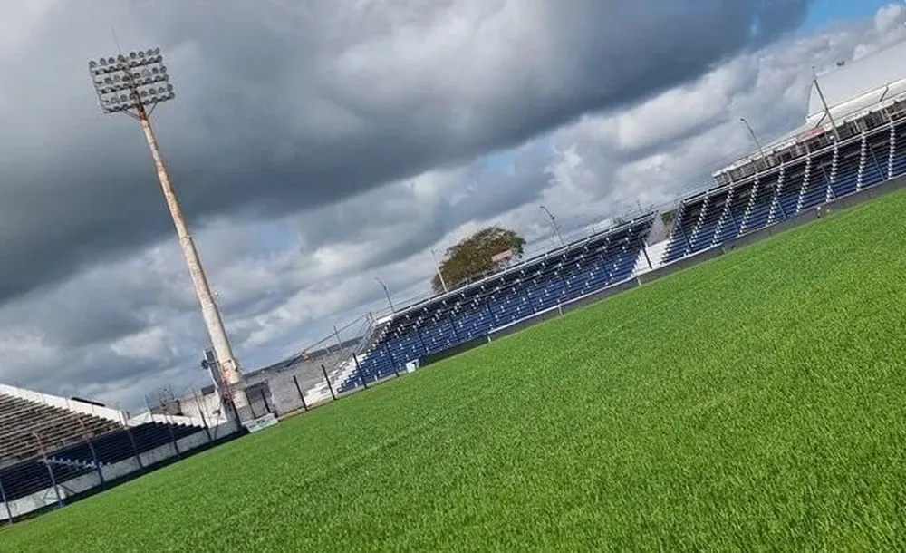 Estado actual del campo de juego del Parque Artigas