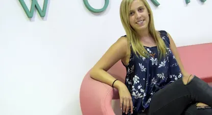 Fiorella Bergamasco en Sinergia, donde es parte del programa de incubación desde agosto de 2016