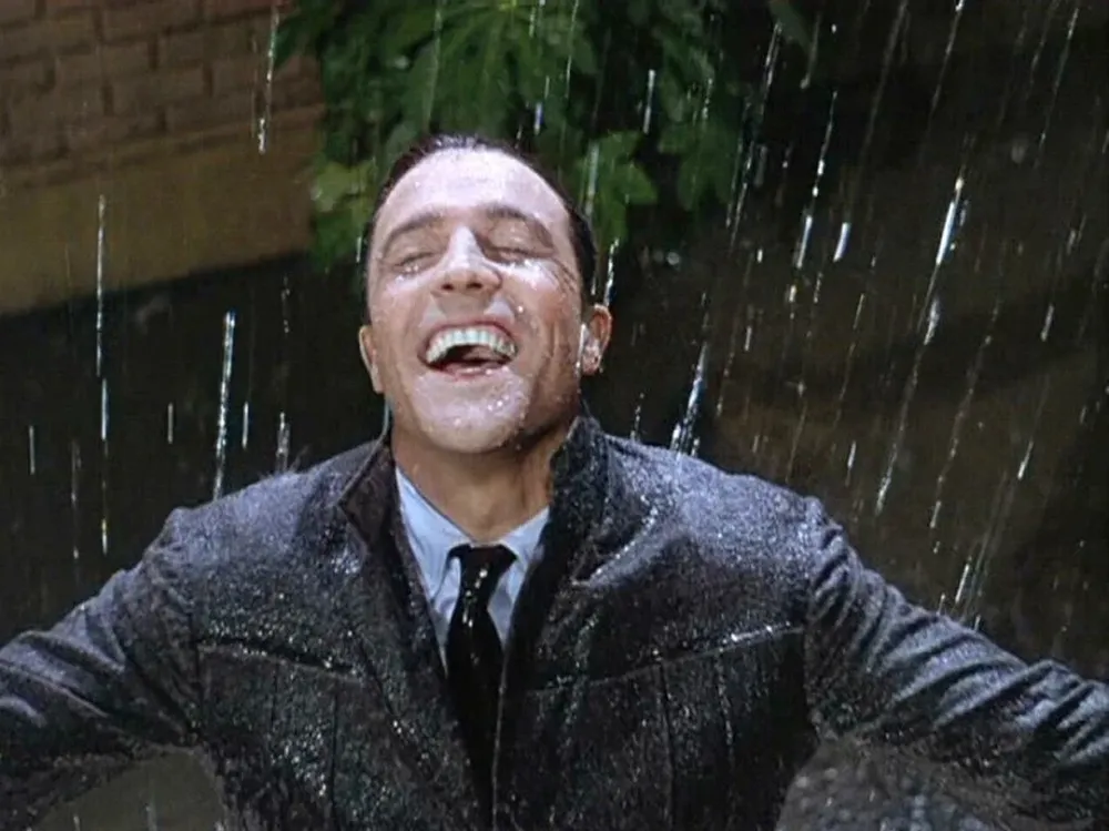 Gene Kelly en Cantando bajo la lluvia