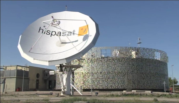 Un centro de control de Hispasat