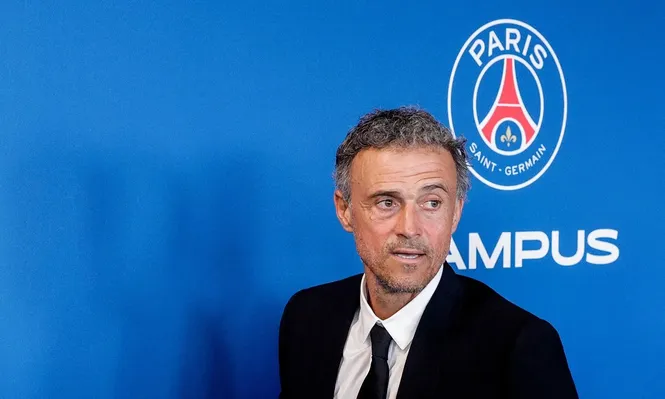 Luis Enrique en la presentación