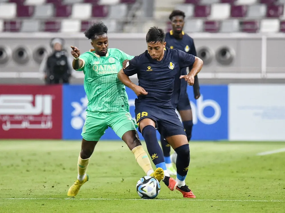 Fabricio Díaz en su debut en Qatar