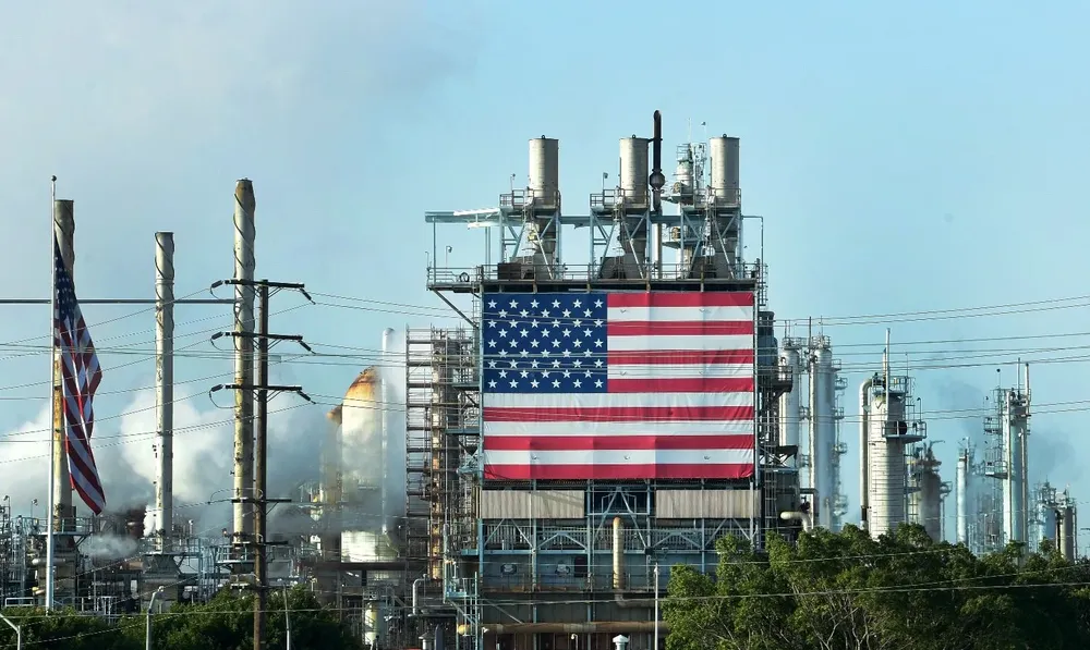 Refinería en Estados Unidos