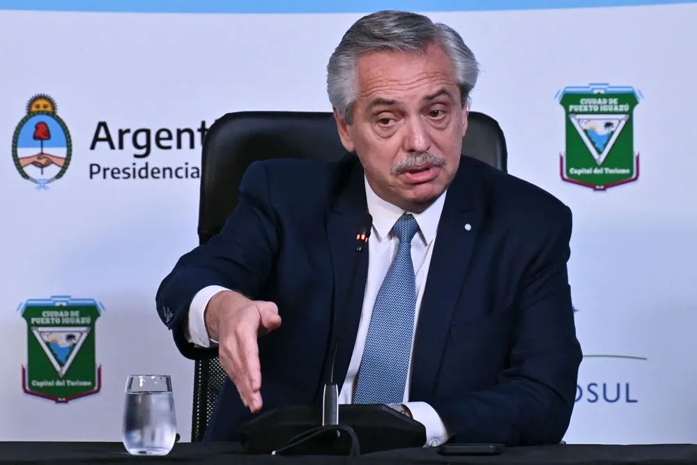 Alberto Fernández, presidente de la Argentina.