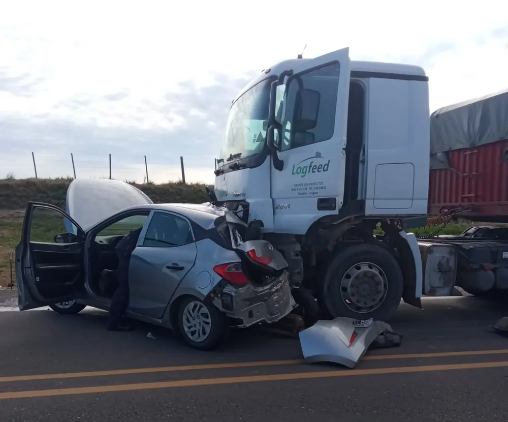 El accidente ocurrió en ruta 12, departamento de Colonia