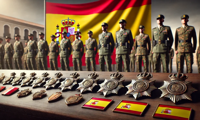 Integrantes del Ejército de España.