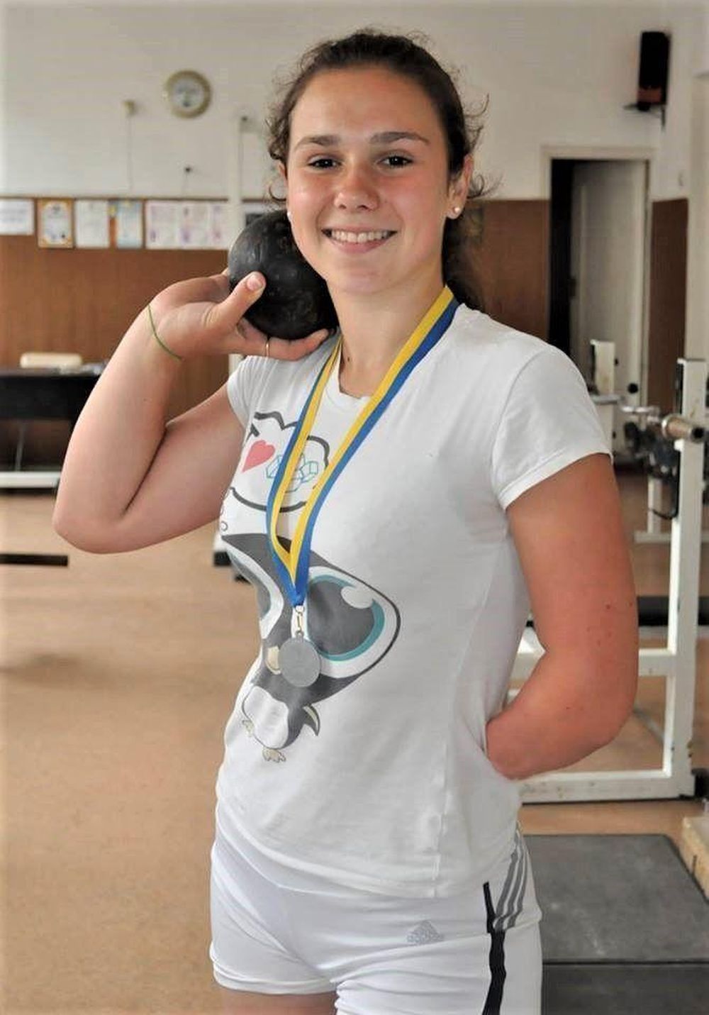 Maria se inició en el atletismo cuando tenía sólo ocho años.