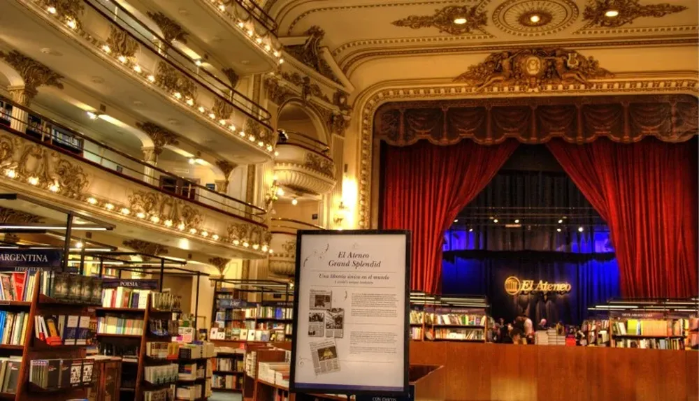 Interior de El Ateneo Grand Splendid