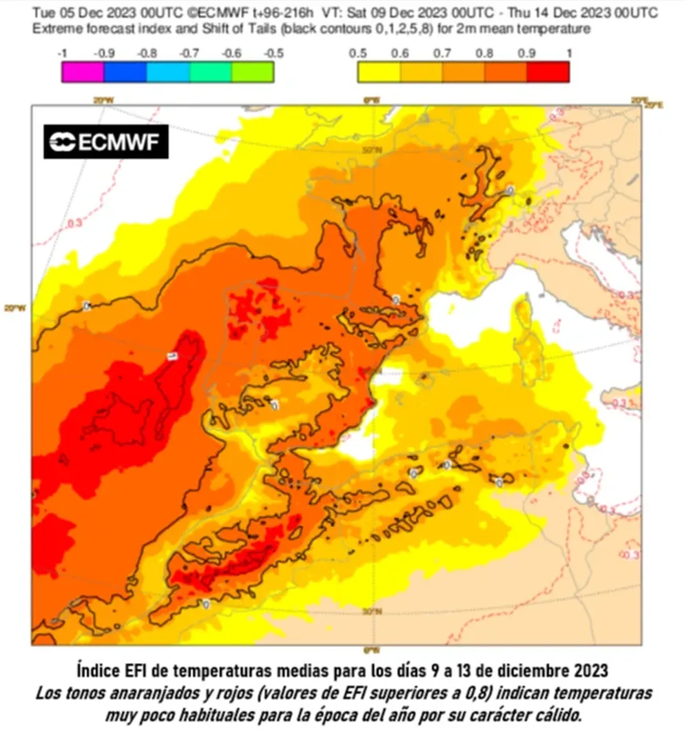 Aemet cambia el pronóstico y avisa que subirán las temperaturas.