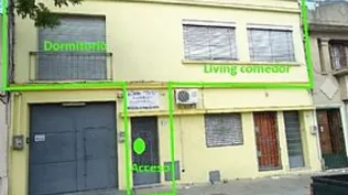 La construcción a subastarse en el barrio La Blanqueada tiene una superficie de 78 m2