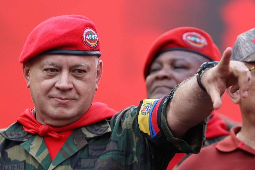 El ministro del Interior venezolano, Diosdado Cabello