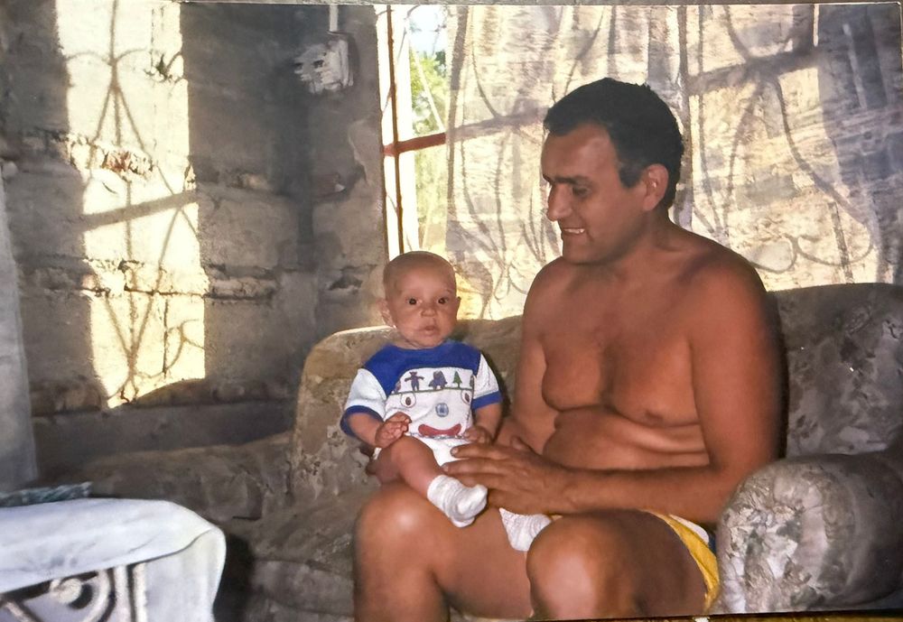 Sebastián Cáceres y su papá Wilmar Sebastián Cáceres y su papá Wilmar