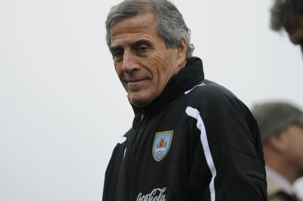 Oscar Tabárez, entrenador de la selección uruguaya