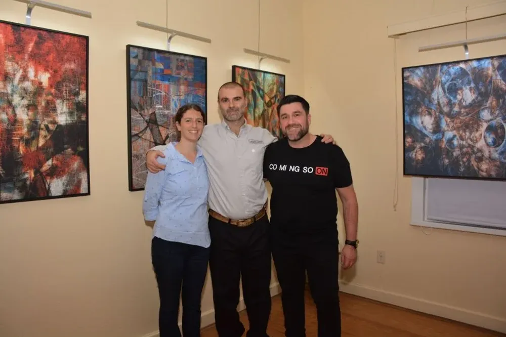 Gabriela Garmendia, Manuel Filgueira y Rafael Montaniz