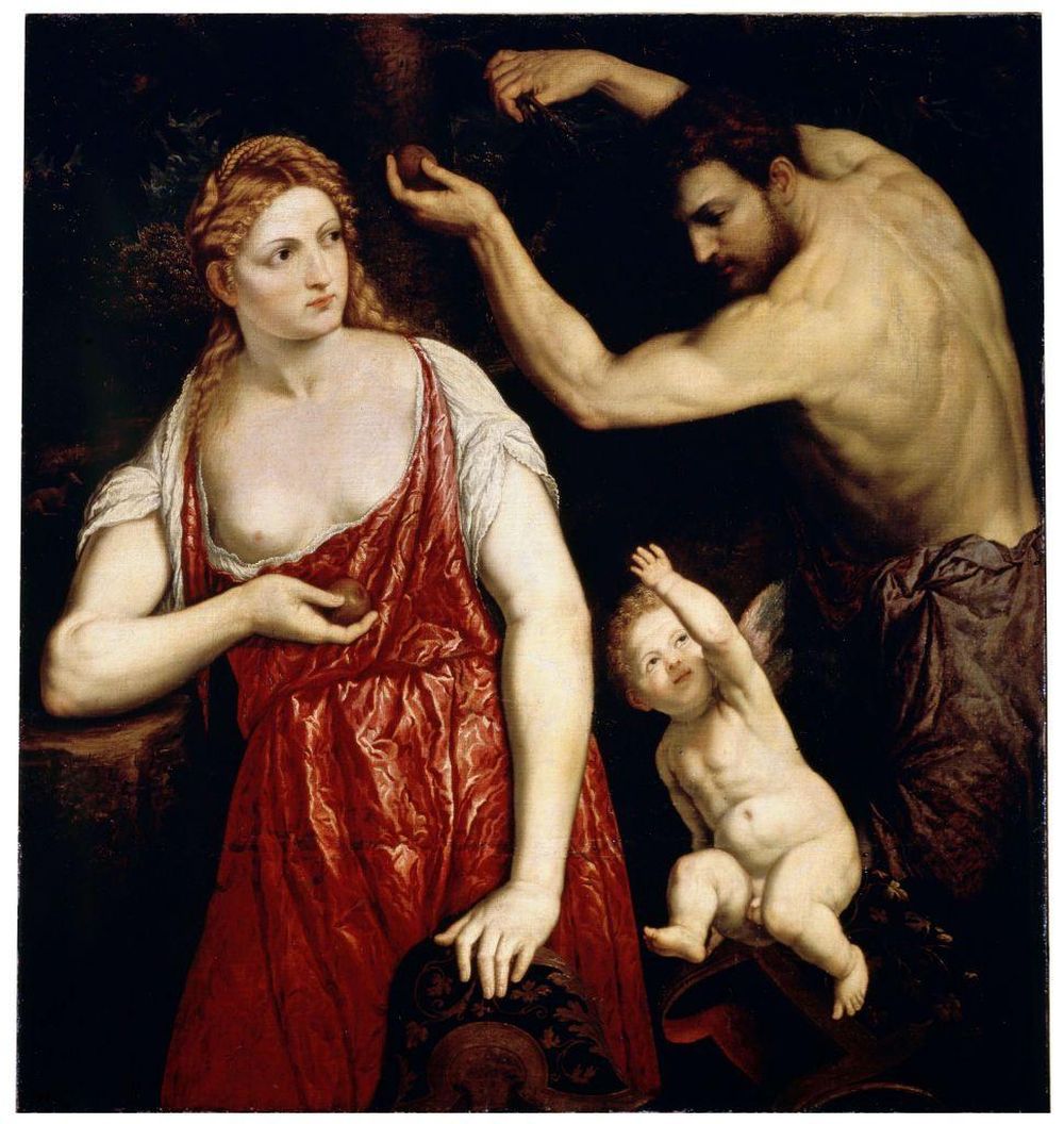 En la mitología romana, Marte era el dios de la guerra y pareja de Venus, con quien concibió a Cupido.