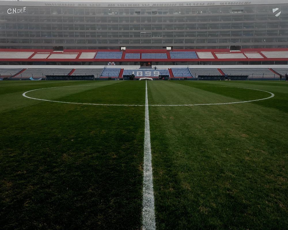 Así se veía el Parque a dos horas del partido Así se veía el Parque a dos horas del partido
