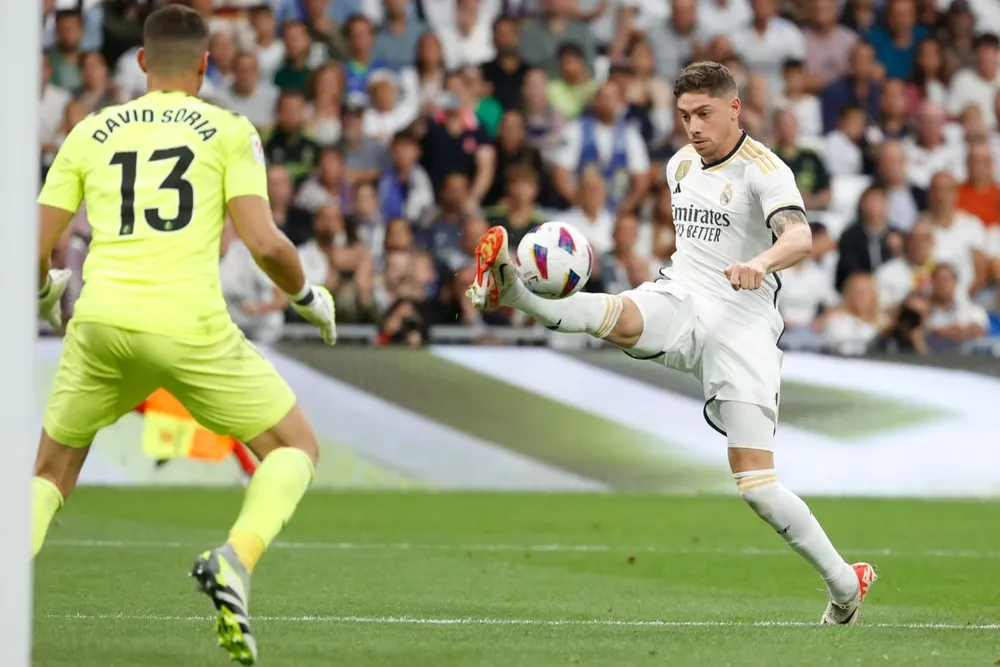 Fede Valverde en acción este sábado