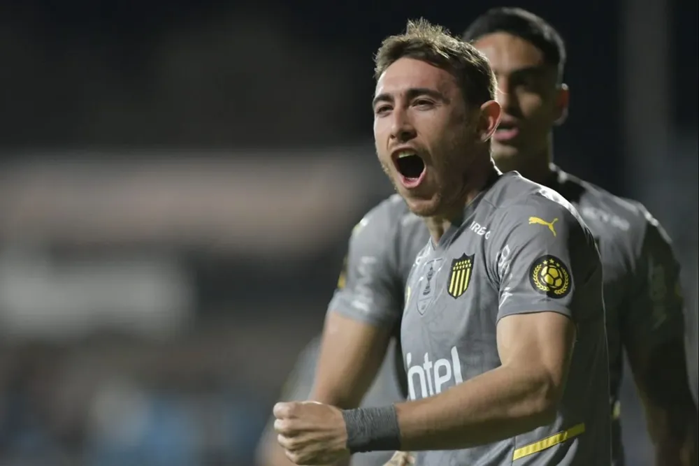 El festejo del gol de Rak