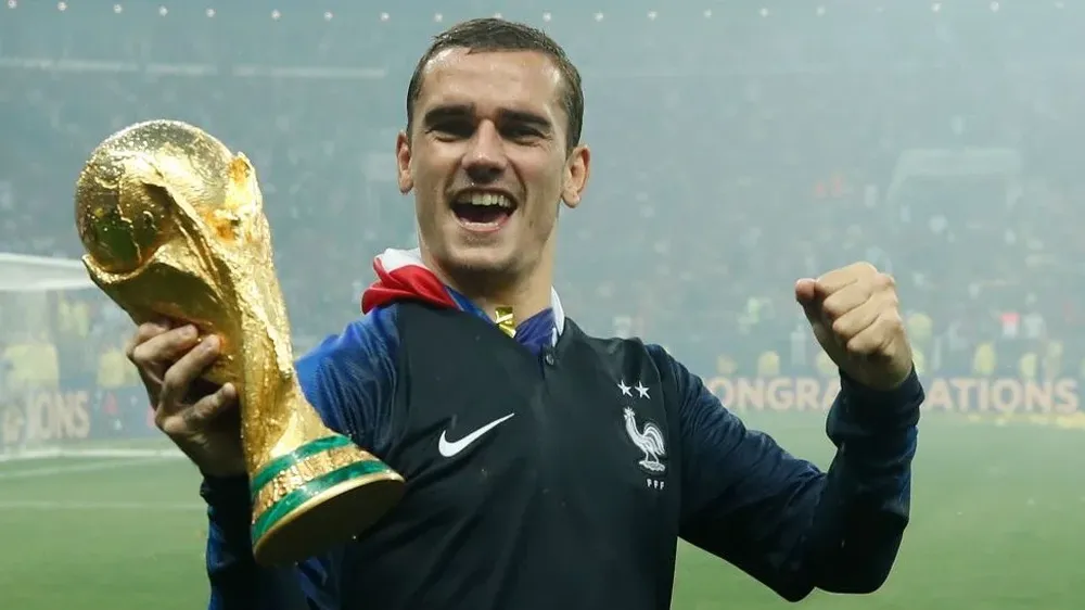 Antoine Griezmann y Francia levantaron la Copa del Mundo en la final de Rusia 2018.