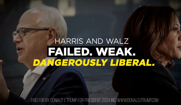 El video de la campaña de Trump sobre la fórmula Harris-Walz