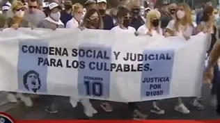 Marcha por Maradona