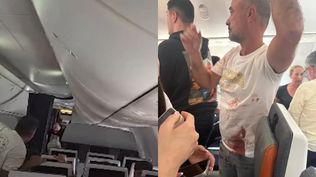 Los videos del pánico a bordo del vuelo de Flydubai: copiloto atacó al piloto y el avión cayó 5 mil metros