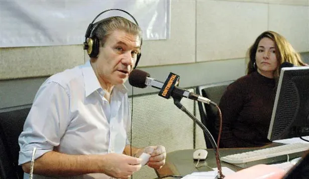 Víctor Hugo Morales en su programa de radio Continental, en una imagen de 2009.