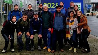 Fabricantes de maquinaria e implementos agrícolas y productores integraron la delegación uruguaya.