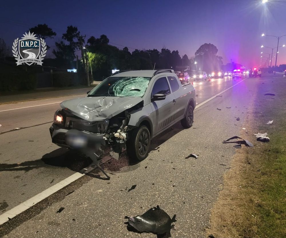 Accidente fatal en Ruta Interbalnearia