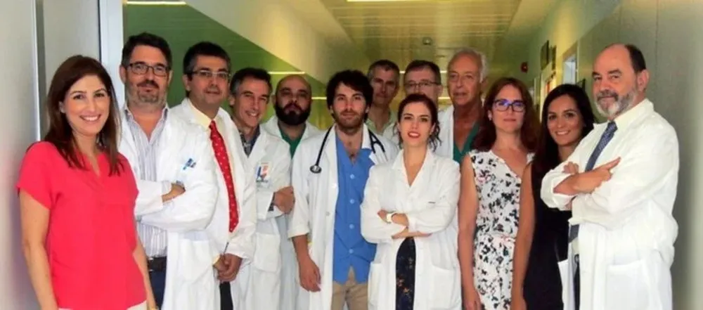 Investigadores del grupo del Hospital Virgen de la Victoria de Málaga