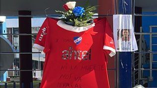 La sede de Nacional el día después del fallecimiento de Juan Izquierdo