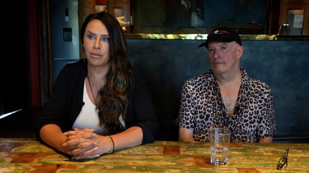 Karla Sofía Gascón y Jacques Audiard, protagonista y director de Emilia Pérez