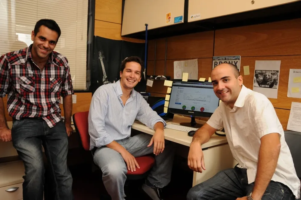 Los socios Ernesto Rodríguez, Martín Alcalá y Raúl Garreta