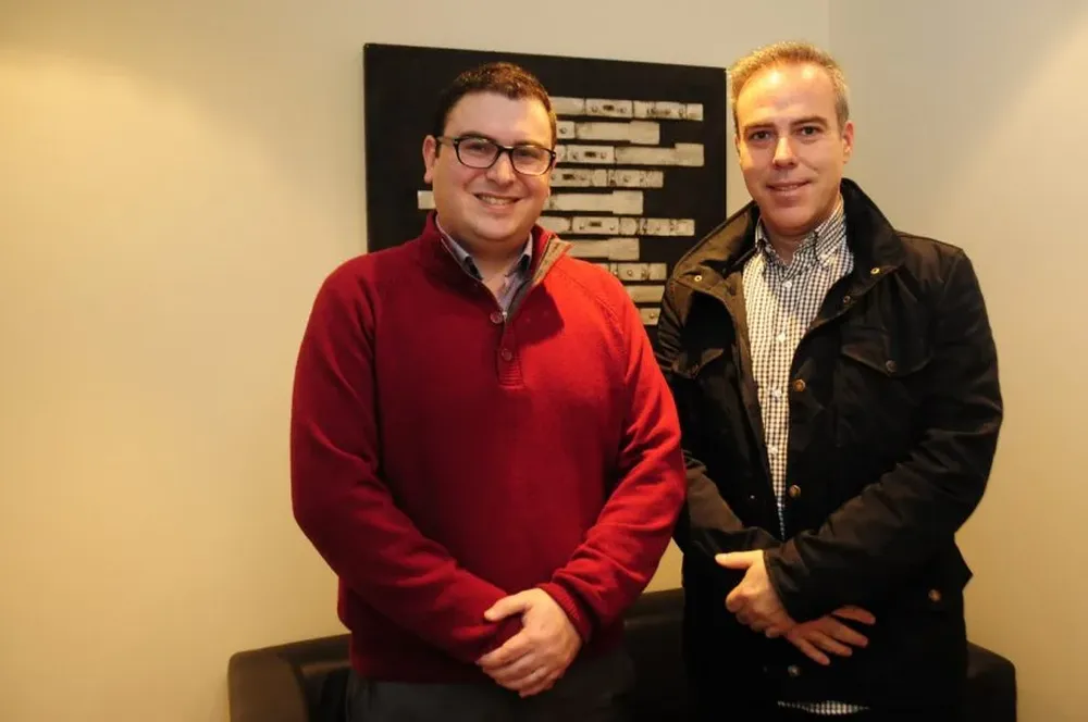 Martín Núñez (managaning director) y Fernando Silva (CEO de MediaCom Latam)