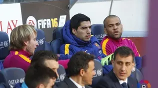 Suárez vio desde el banco el recital de Barcelona: 6-0
