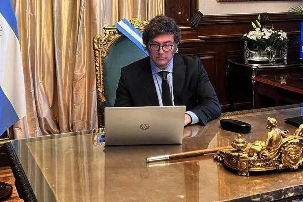 El presidente Javier Milei