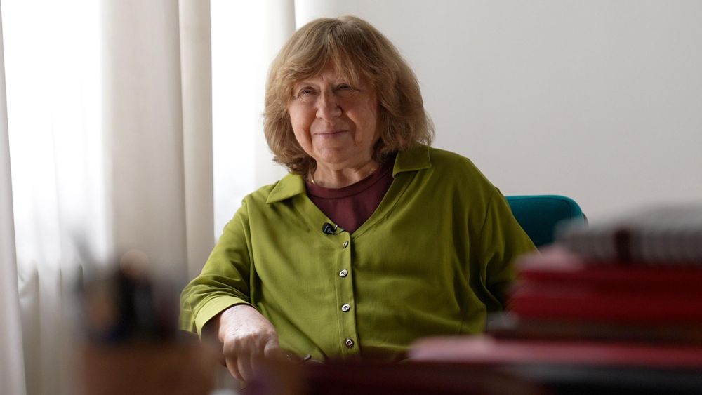 Svetlana Alexievich está escribiendo su próximo libro desde el exilio en Berlín.