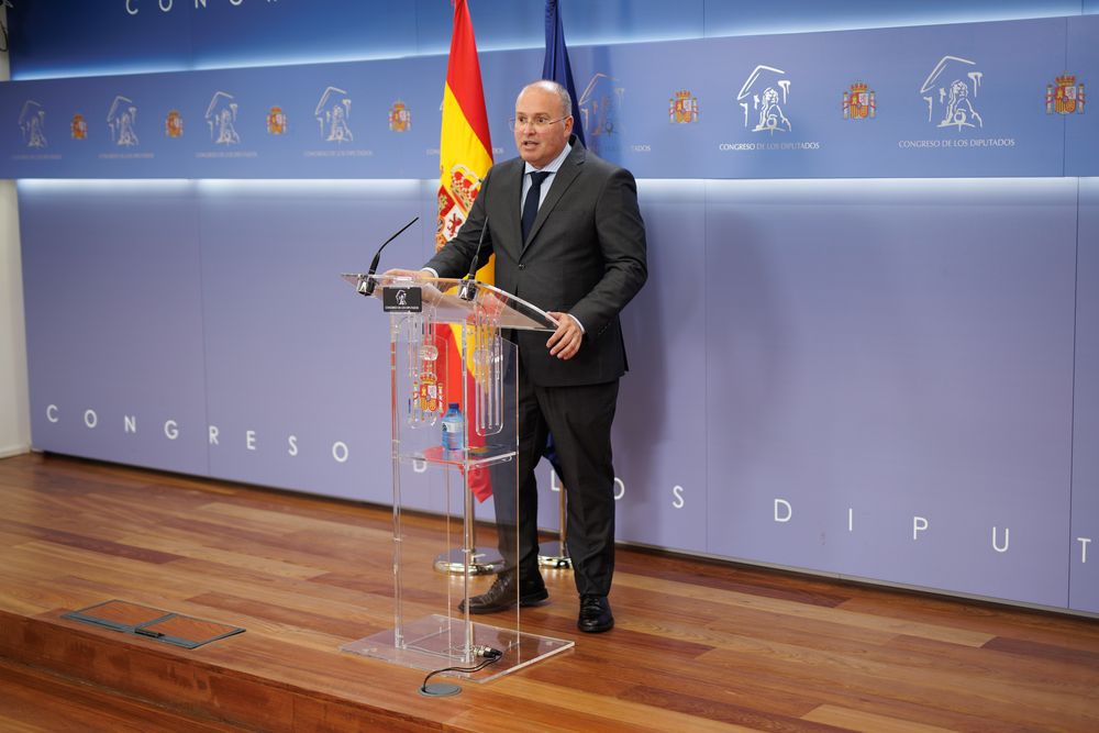 Miguel Tellado, portavoz del PP.