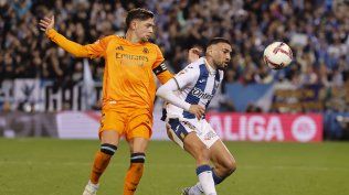 Federico Valverde y Munir El Haddadi 