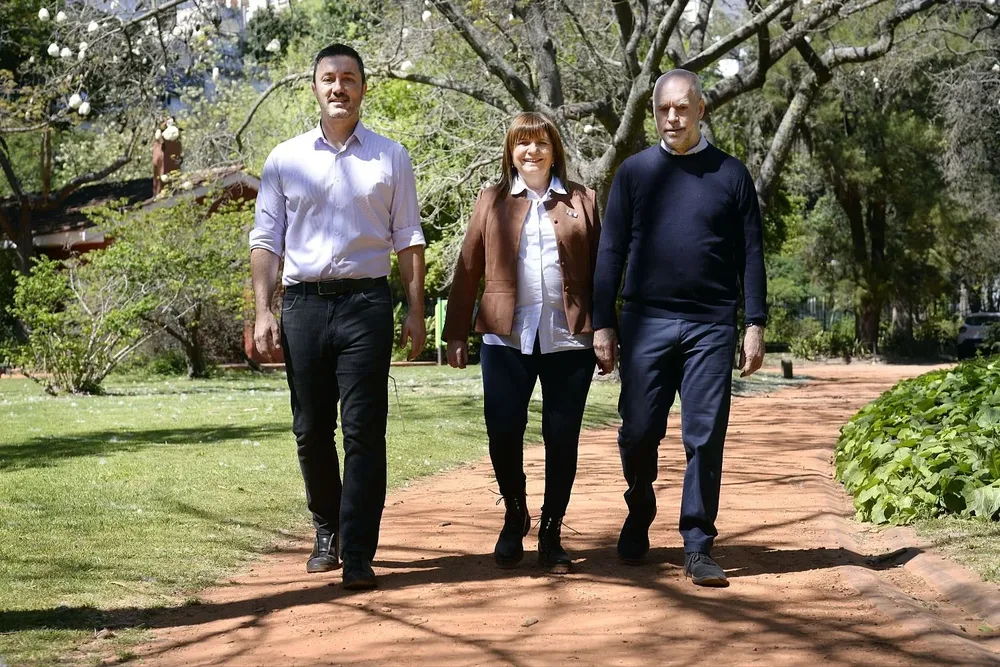 Bullrich con Petri y Larreta