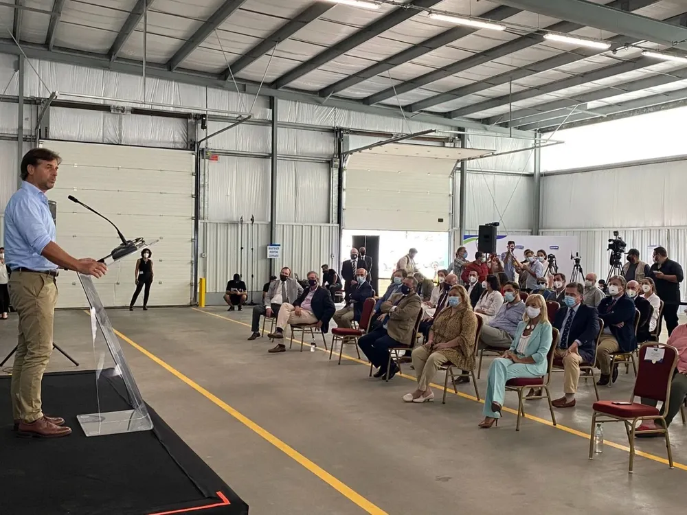 Lacalle Pou estuvo esta mañana de recorrida por San José