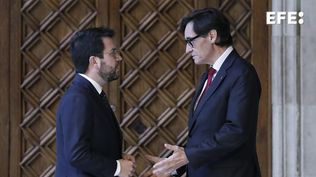 Pere Aragonés y Salvador Illia