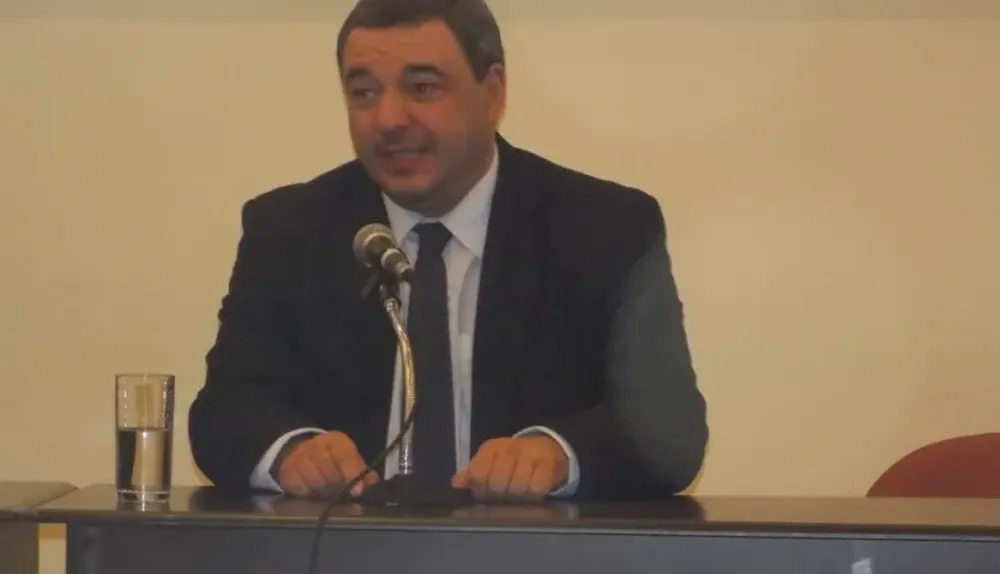 Mario Bergara durante su exposición en Agro en Foco