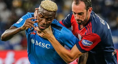 Godín en Cagliari
